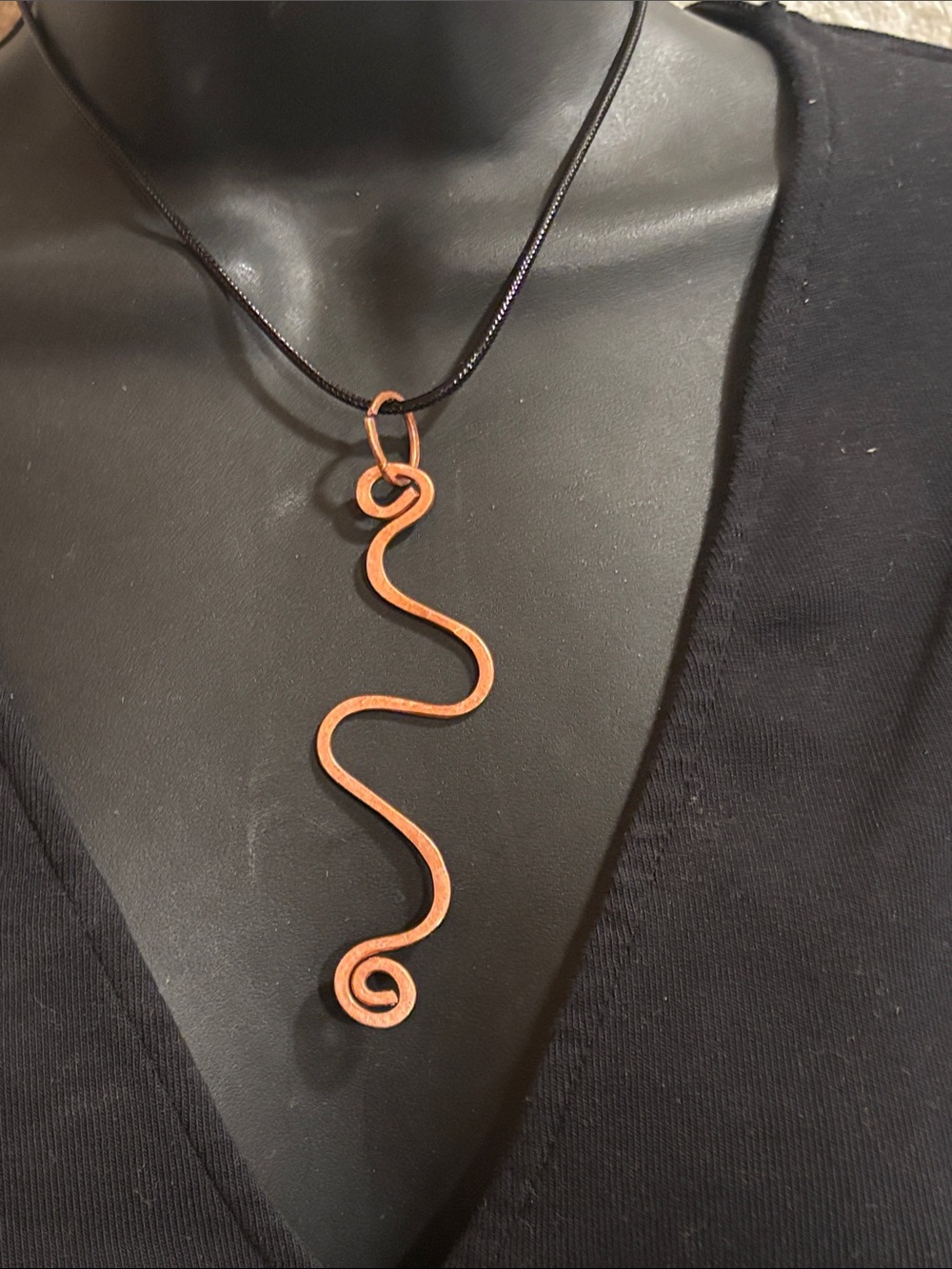 Handcrafted Copper Pendant